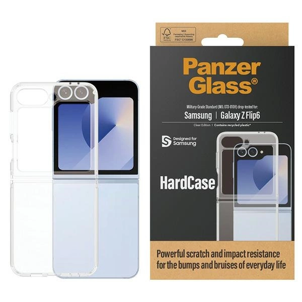 PanzerGlass HardCase case for Samsung Galaxy Z Flip 6 - transparent