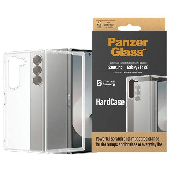 PanzerGlass HardCase case for Samsung Galaxy Z Fold 6 - transparent