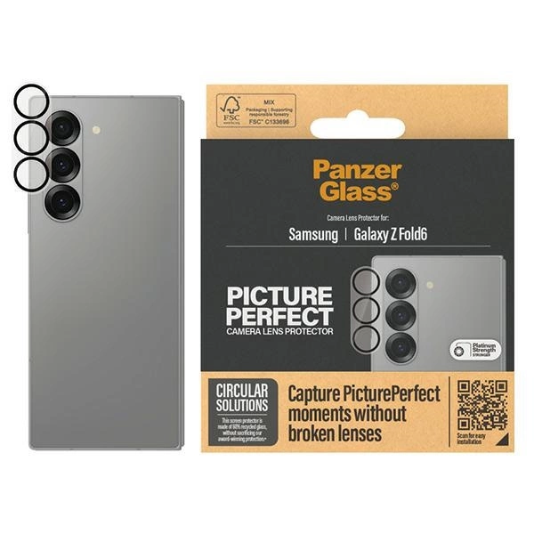 PanzerGlass Picture Perfect camera protection for Samsung Galaxy Z Fold 6