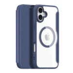 Dux Ducis Skin X Pro iPhone 16 Case with MagSafe and Flip - Blue