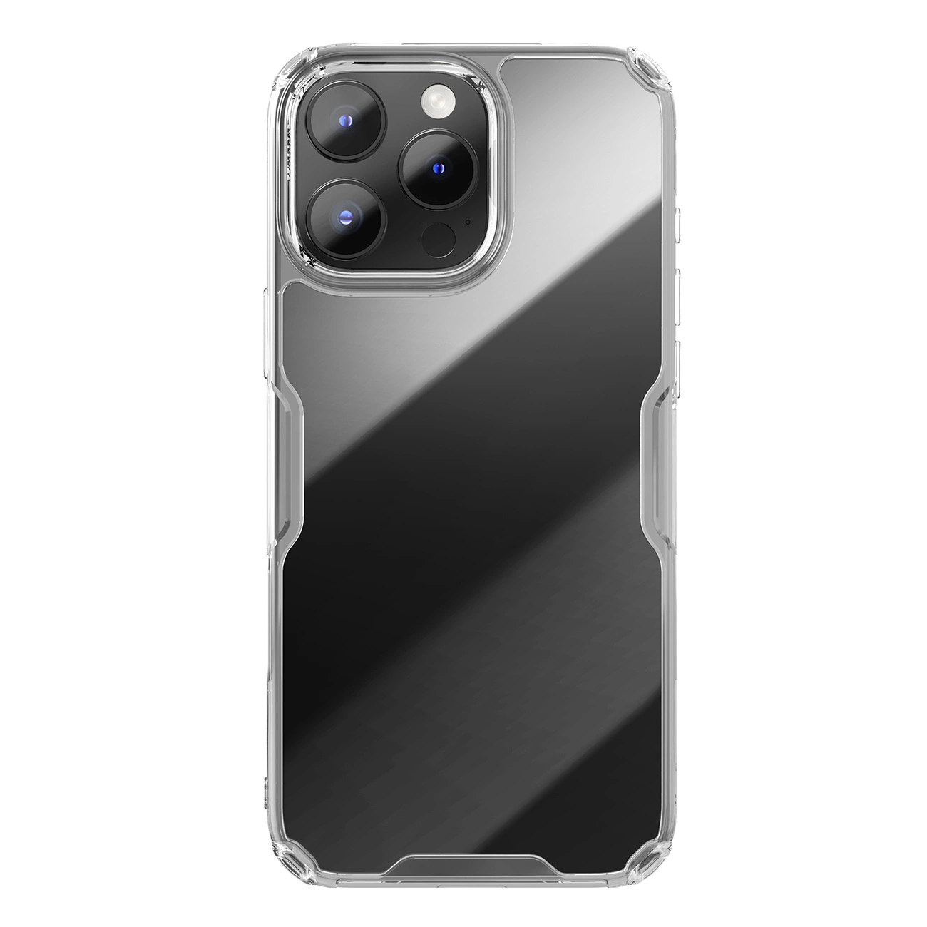 Nillkin Nature Pro Case for iPhone 16 Pro - transparent and white