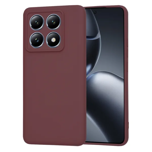 Techsuit - SoftFlex - Xiaomi 14T Pro - Plum Red