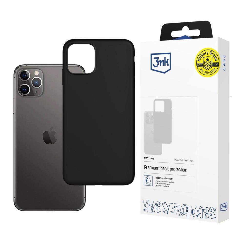 3mk Matt Case for iPhone 11 Pro Max - black