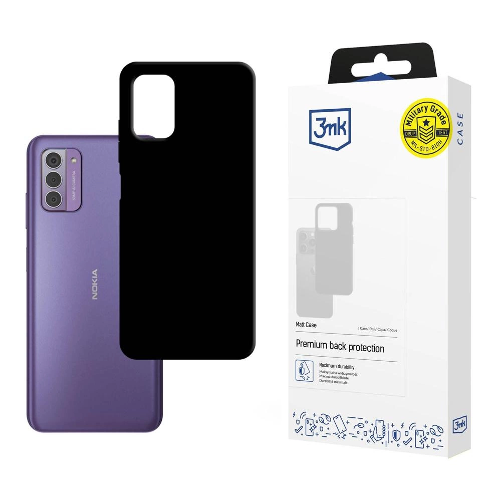 3mk Matt Case for Nokia G42 5G - black