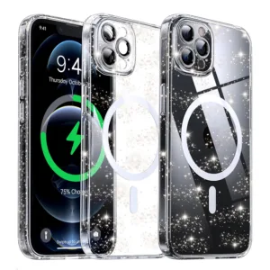 Techsuit - SparkleSkin MagSafe Series - iPhone 12 Pro - Clear