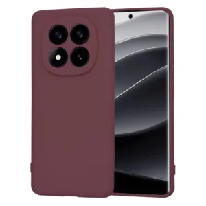 Techsuit - SoftFlex - Xiaomi Redmi Note 14 Pro+ - Plum Red