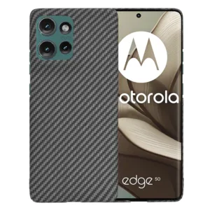 Techsuit - Carbonite FiberShell - Motorola Edge 50 - Black