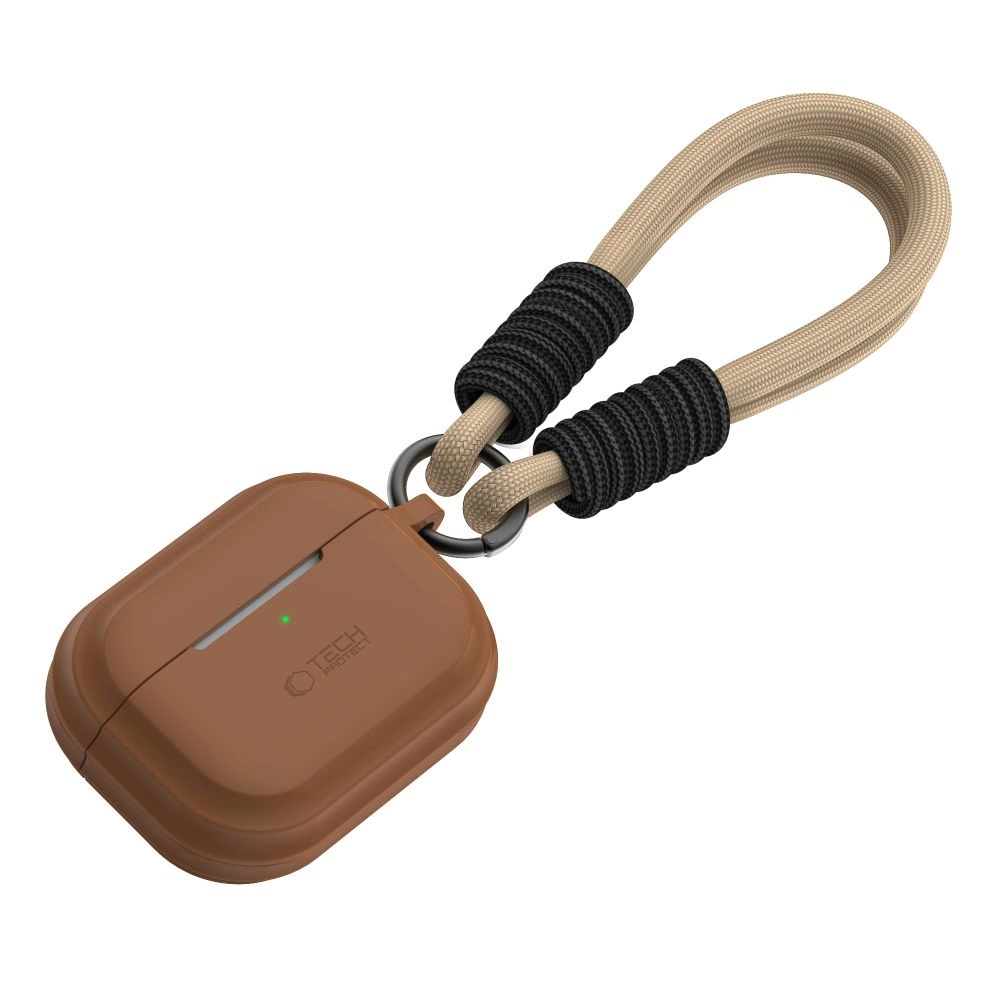 Tech-Protect Silicone Rope Case for Apple AirPods Pro 1 / 2 - Brown