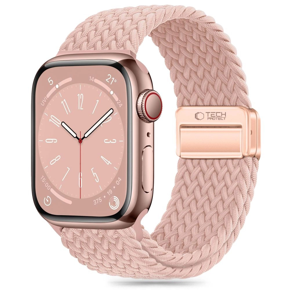 Tech-Protect Nylonmag Strap for Apple Watch 4 / 5 / 6 / 7 / 8 / 9 / SE / Ultra 1 / 2 (42 / 44 / 45 / 49 mm) - Pink