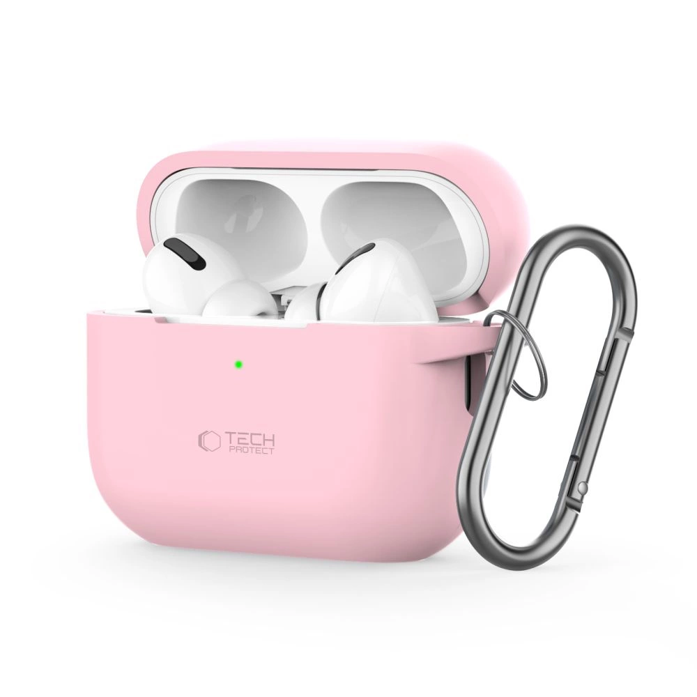 Tech-Protect Silicone Hook Case for Apple AirPods Pro 1 / 2 - Pink