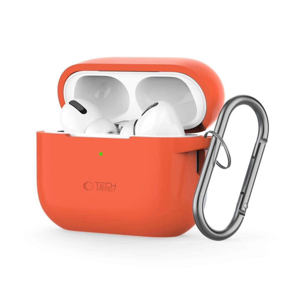 Tech-Protect Silicone Hook Case for Apple AirPods Pro 1 / 2 - Orange