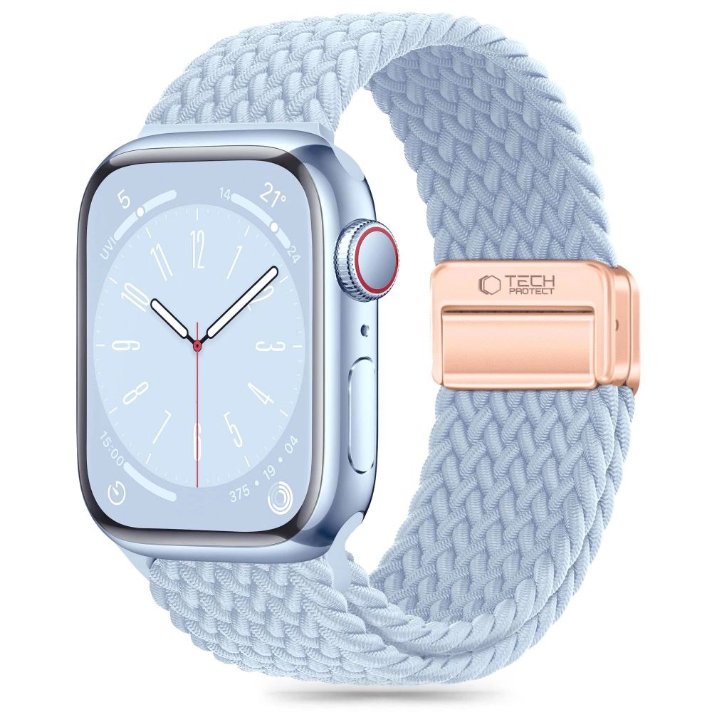 Tech-Protect Nylonmag Strap for Apple Watch 4 / 5 / 6 / 7 / 8 / 9 / SE / Ultra 1 / 2 (42 / 44 / 45 / 49 MM) - Blue