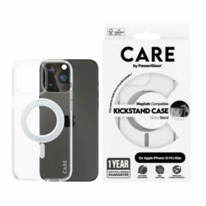 CARE by PanzerGlass Kickstand Case MagSafe for iPhone 15 Pro Max - silver