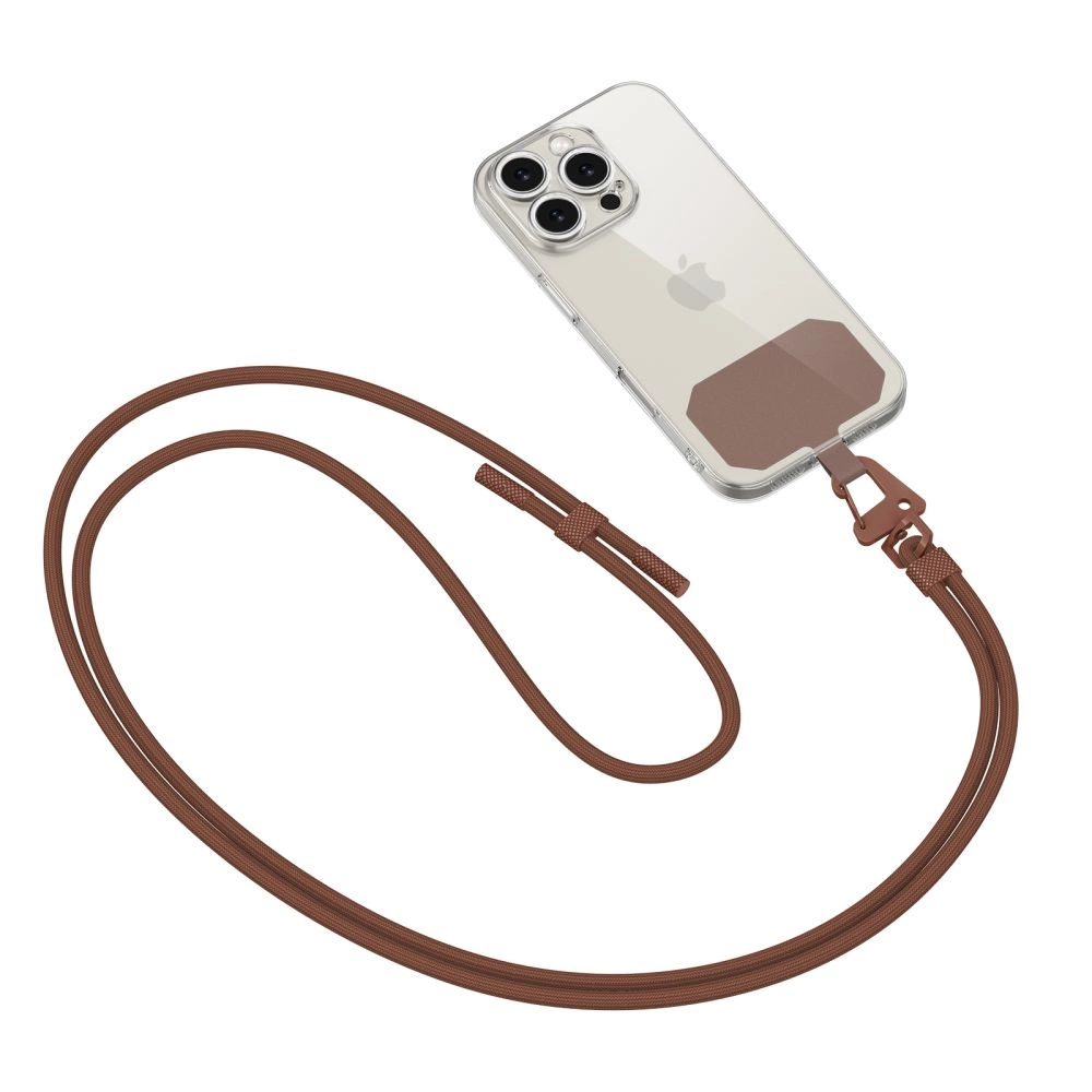 Tech-Protect C5S Rope Crossbody Strap Leash - Brown