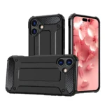 Hybrid Armor iPhone 16 Case - Black