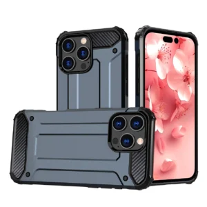 Hybrid Armor iPhone 16 Pro Case - Blue