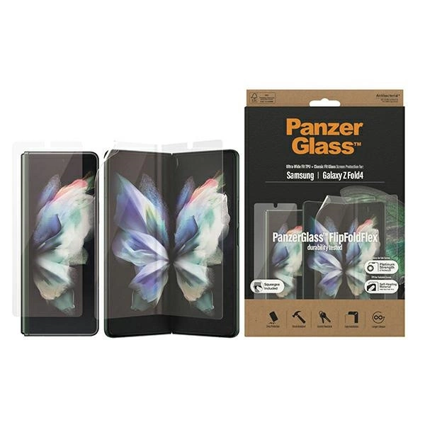 PanzerGlass Classic Fit Ultra-Wide Anti-Bacterial Tempered Glass for Samsung Galaxy Z Fold4