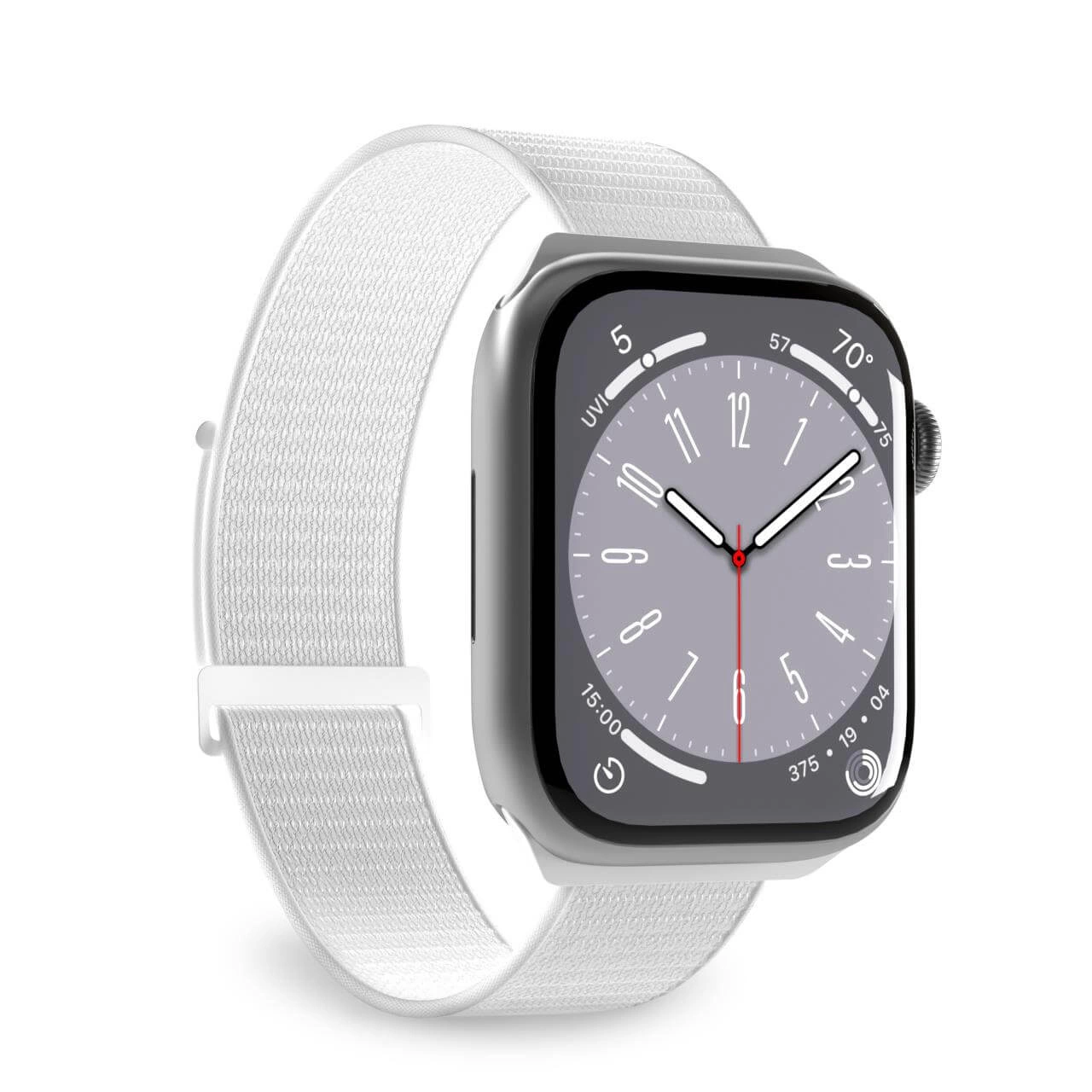 Puro Sport Nylon Strap for Apple Watch 42 / 44 / 45 / 49 mm - White