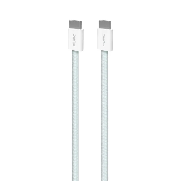 Puro Fabrik USB-C - USB-C Cable 1.5m 60W 480mbps - Blue