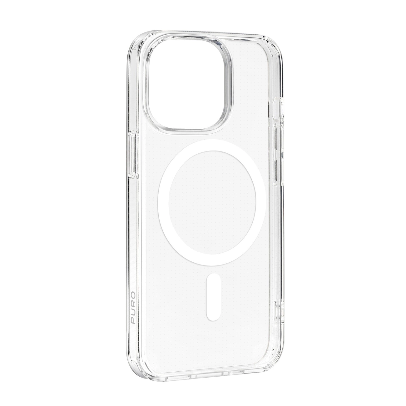 Puro Cover in PC+TPU+TPE with integrated magnets "LITE MAG PRO" for iPhone 15 Pro