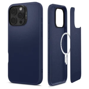 Spigen Cyrill Kajuk MagSafe iPhone 16 Pro Case - Navy Blue