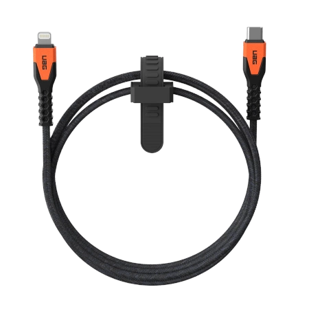 UAG Rugged Cable USB-C - Lightning 30W 1.5 m - orange