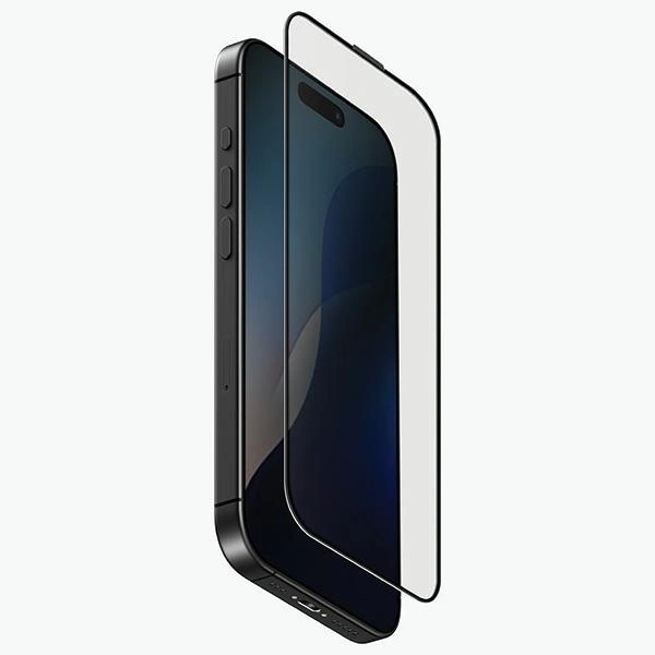 Uniq Optix Vivid tempered glass with applicator for iPhone 16 Pro