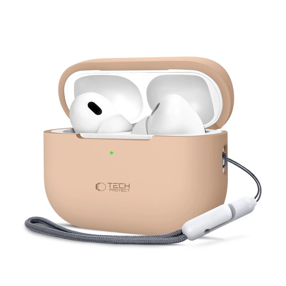 Tech-Protect Silicone Case for Apple AirPods Pro 1 / 2 - Beige