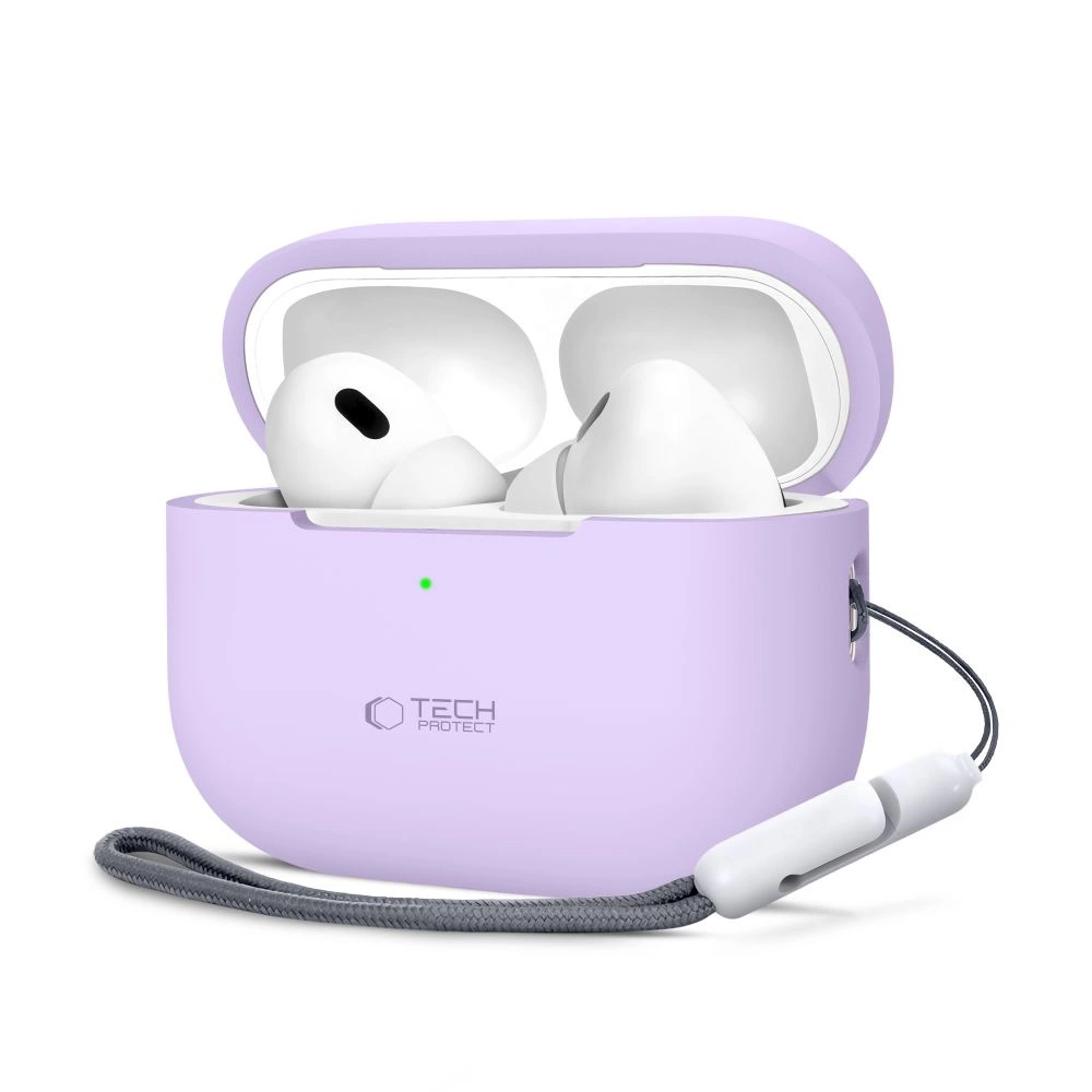 Tech-Protect Silicone Case for Apple AirPods Pro 1 / 2 - Purple