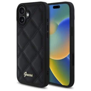 Guess New 4G Triangle case for iPhone 16 - black