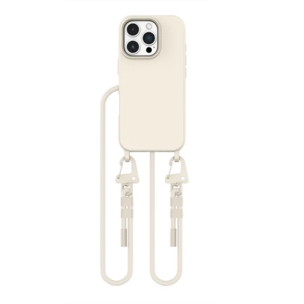 Tech-Protect MagNecklace MagSafe iPhone 16 Pro Case - Beige-1