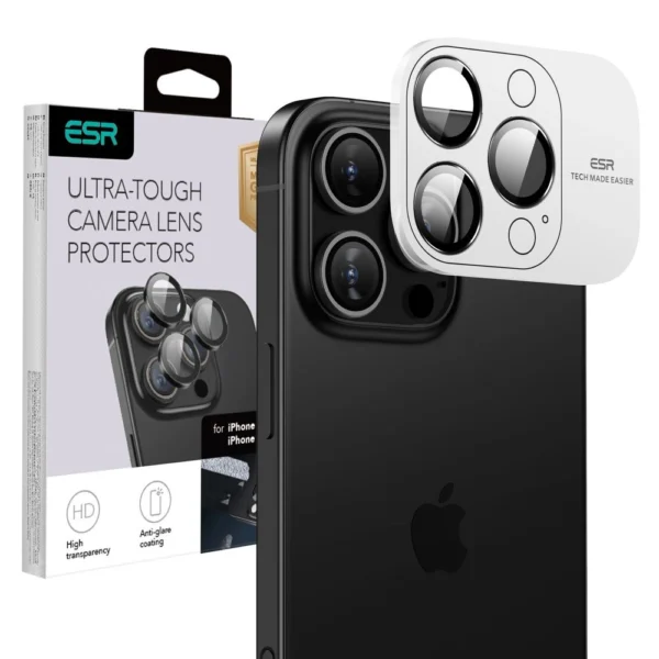 ESR Armorite Tempered Glass for iPhone 16 Pro / 16 Pro Max Camera - Black