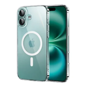 Ugreen Classy Clear Magnetic Case for iPhone 16 Plus - Transparent