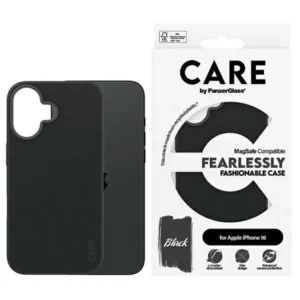 CARE by PanzerGlass Fashion Case iPhone 16 6.1" black/black MagSafe 1377