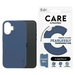 CARE by PanzerGlass Fashion Case iPhone 16 6.1" blue/blue MagSafe 1381