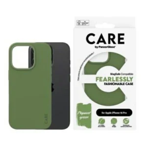 CARE by PanzerGlass Fashion Case iPhone 16 Pro 6.3" green/green MagSafe 1386