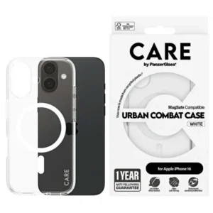 CARE by PanzerGlass Flagship Case iPhone 16 6.1" white/white MagSafe 1337