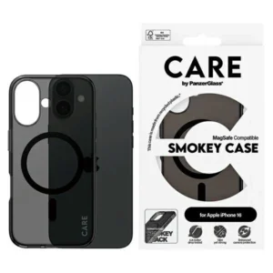 CARE by PanzerGlass Flagship Case iPhone 16 6.1" smoke/smokey MagSafe 1349