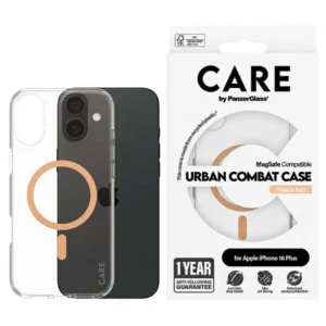 CARE by PanzerGlass Flagship Case iPhone 16 Plus 6.7" peach/peachy MagSafe 1375