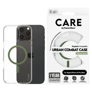 CARE by PanzerGlass Flagship Case iPhone 16 Pro Max 6.9" green/green MagSafe 1372