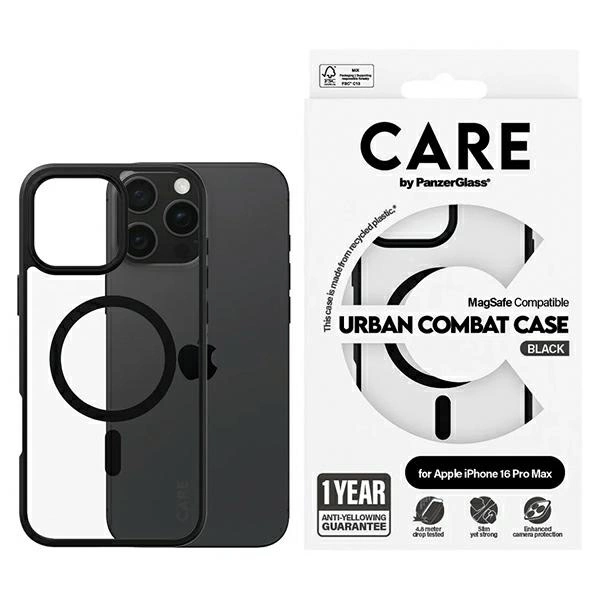 CARE by PanzerGlass Flagship Urban Case iPhone 16 Pro Max 6.9" MagSafe 1360