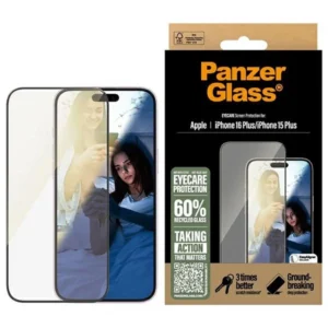 PanzerGlass EyeCare Screen Protector iPhone 16 Plus 6.7" Ultra-Wide Fit 2867