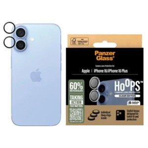 PanzerGlass Hoops Transparent Lens Protector iPhone 16 6.1" / 16 Plus 6.7" 1285