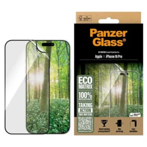 PanzerGlass MATRIX Screen Protector iPhone 16 Pro 6.3" Ultra-Wide Fit 2870