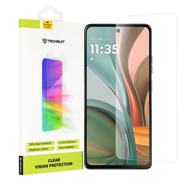 Techsuit - Clear Vision Glass - Motorola Moto G75 - Transparent