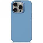 Decoded AntiMicrobial Silicone Backcover with MagSafe for iPhone 16 Pro - Blue