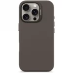 Decoded AntiMicrobial Silicone Backcover with MagSafe for iPhone 16 Pro - Dark Brown