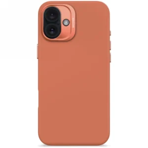 Decoded AntiMicrobial Silicone Backcover with MagSafe for iPhone 16 Plus - Orange