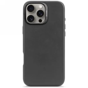 Decoded Leather Backcover case with MagSafe for iPhone 16 Pro Max - black