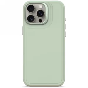 Decoded AntiMicrobial Silicone Stacks Backcover Case with MagSafe for iPhone 16 Pro Max - Green